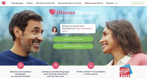 site de rencontre disons demain|Site de rencontre senior